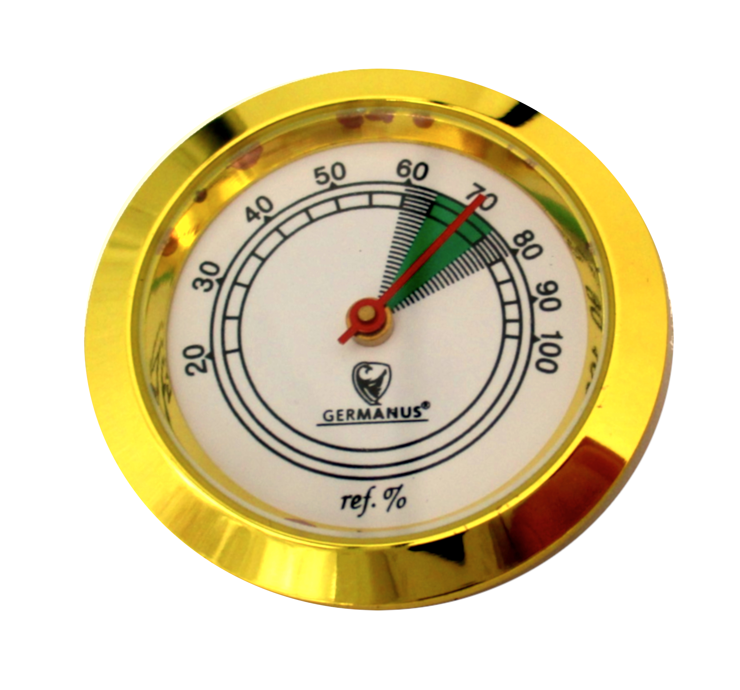GERMANUS Hygrometer Replacement for Humidor 35mm, gold
